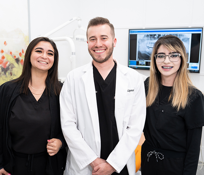 Inspirada Dental & Orthodontics team members happily smiling